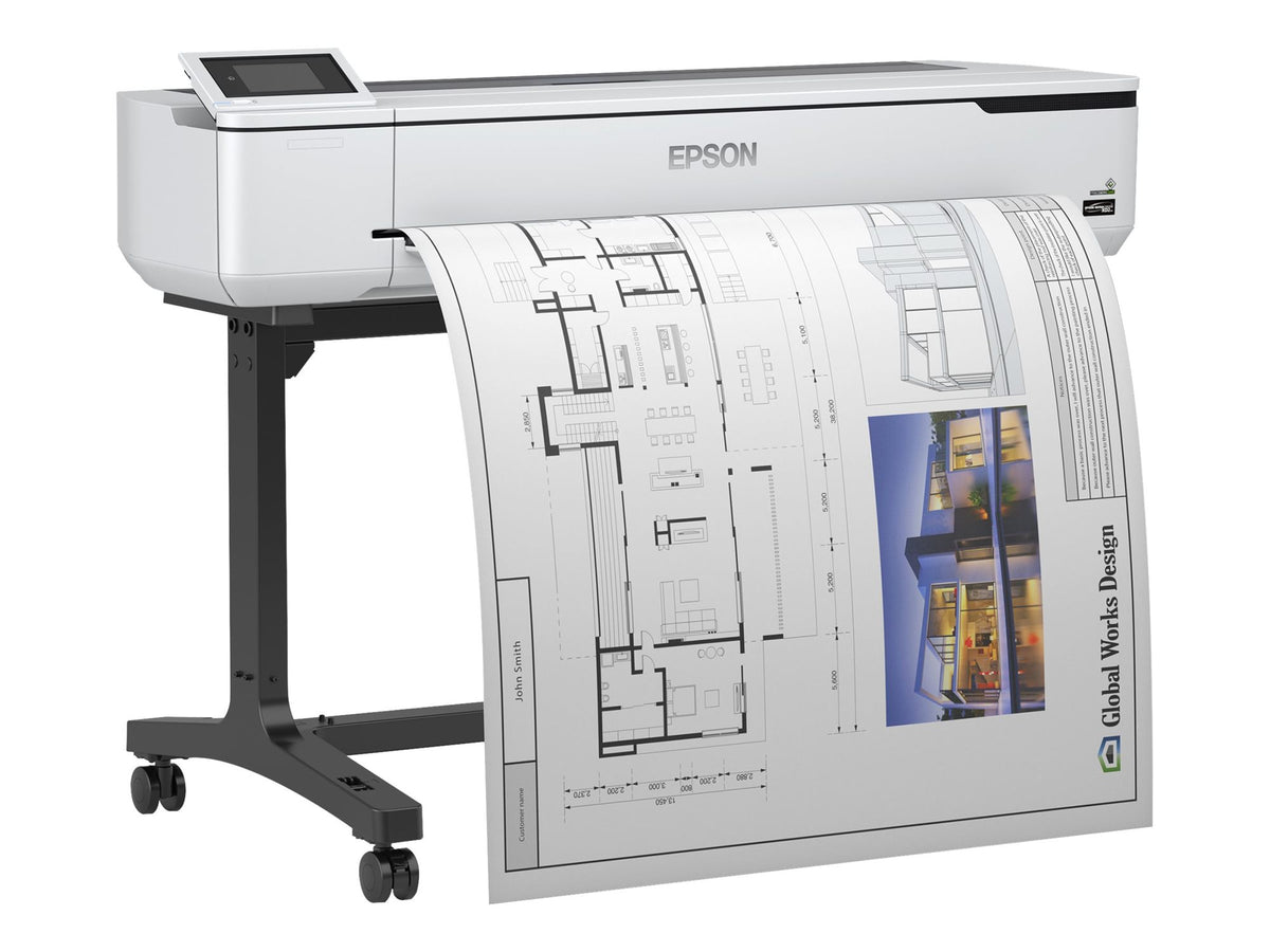 EPSON SureColor SC-T5100 36inch large-format printer colour ink-jet Roll 91.4cm 2400x1200dpi Gigabit LAN Wi-Fi USB 3.0 Cutter