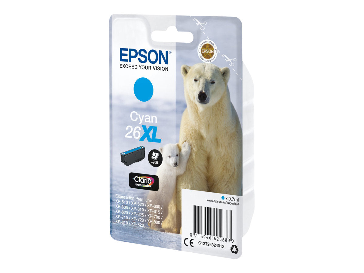 Ink/26XL Polar Bear 9.7ml CY
