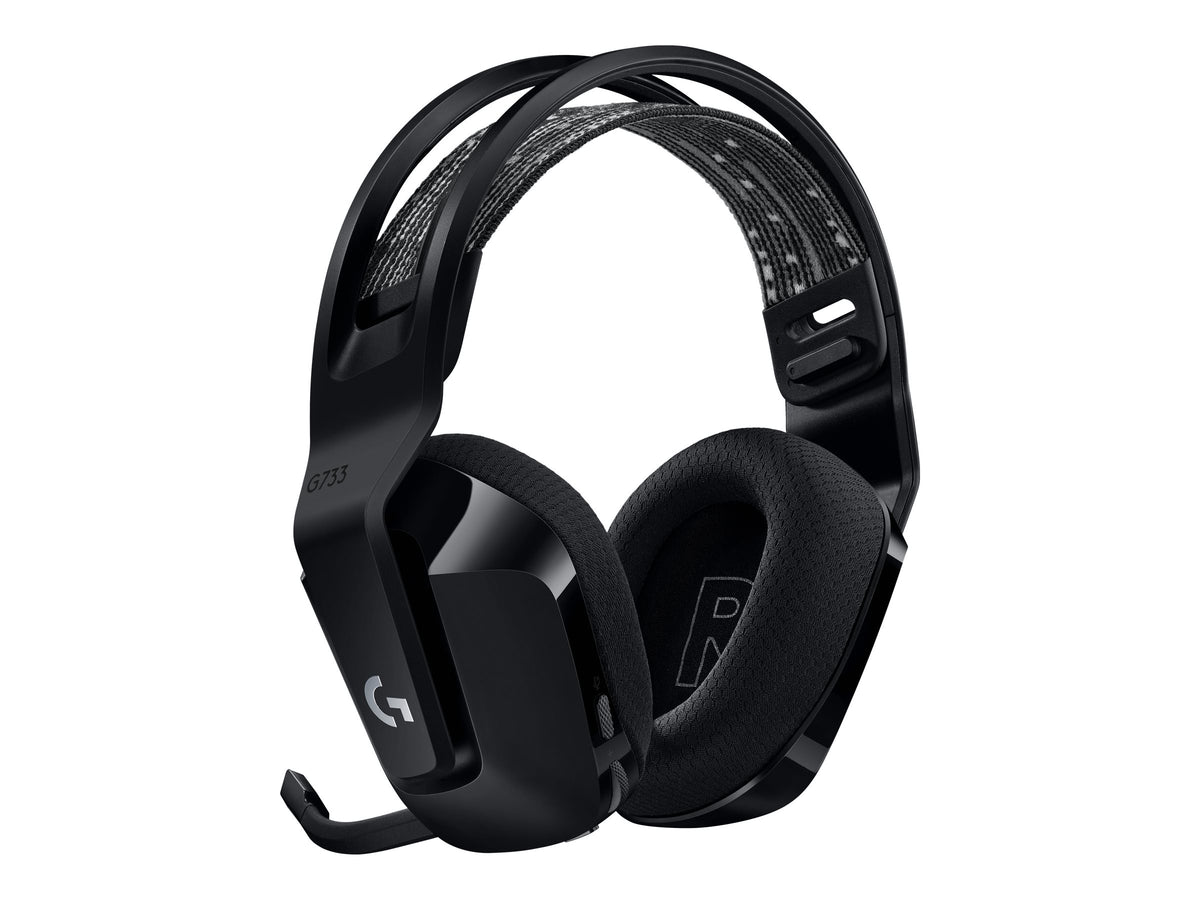 LOGITECH G G733 LIGHTSPEED Wireless RGB Gaming Headset Headset full size 2.4 GHz wireless black