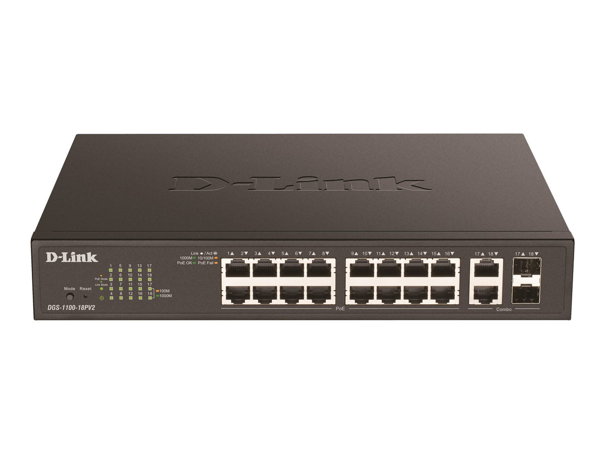 D-LINK 18-Port PoE+ Gigabit Smart Managed Switch