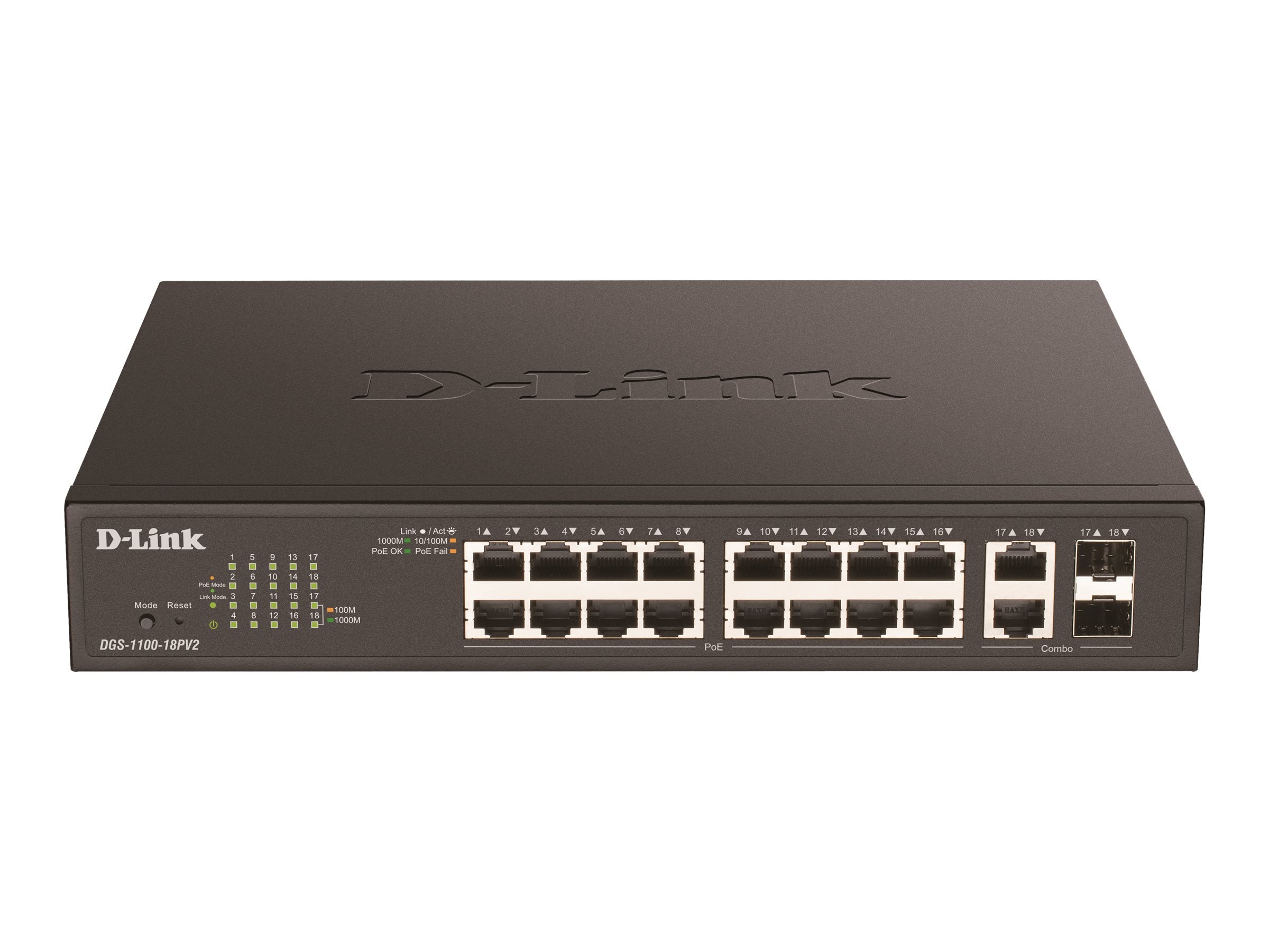 D-LINK 18-Port PoE+ Gigabit Smart Managed Switch