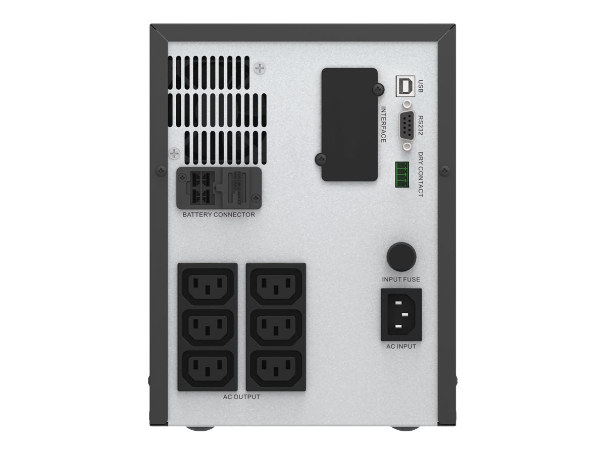 APC Easy UPS SMV SMV2000CAI UPS AC 220/230/240V 1400Watt 2000VA 7Ah USB RS-232 output connectors 6