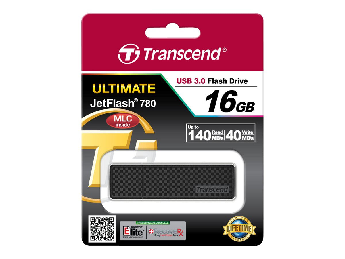 TRANSCEND JetFlash 780 16Go USB 3.0 USB stick Dual Channel Read up to 210Mo/s Write up to 140Mo/s