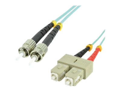 MCL ST/SC Multimode duplex 50/125 OM3 optical fiber - 5m