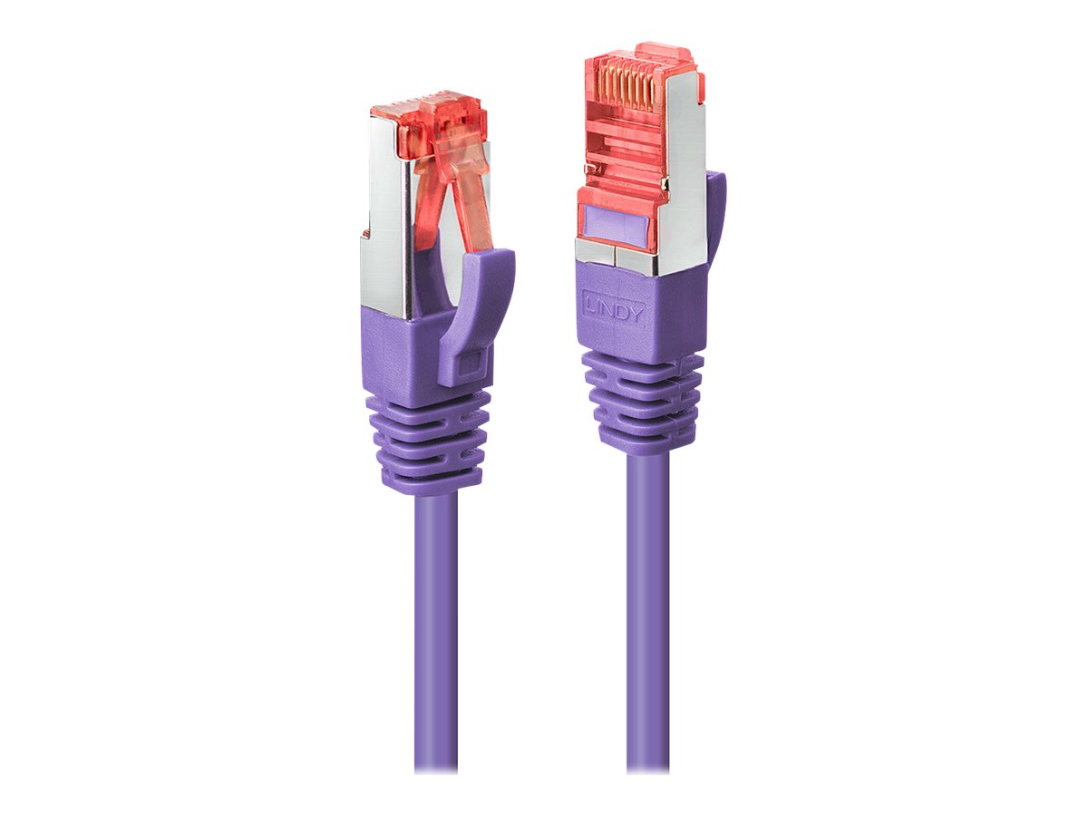 LINDY Cat.6 S/FTP Cable Purple 15m Patch Cable