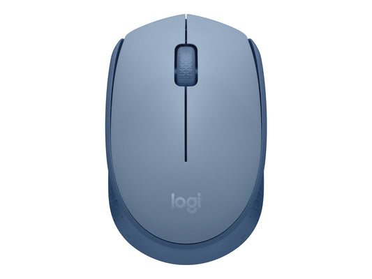LOGITECH M171 Mouse right and left-handed optical 3 buttons wireless 2.4 GHz USB wireless receiver blue/grey