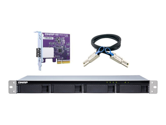 QNAP TL-R400S 4-bay 1U rackmount SATA JBOD expansion unit