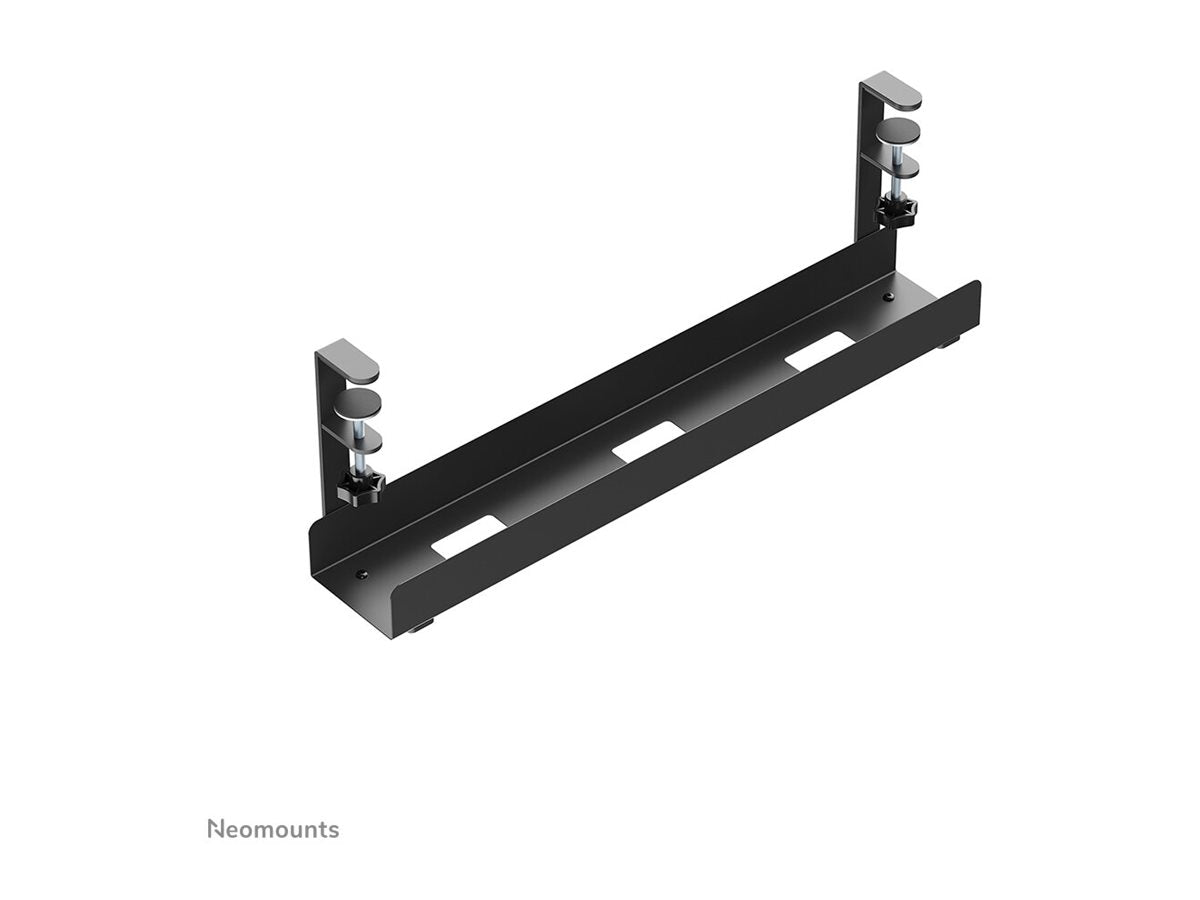 NEOMOUNTS Cable Management Tray max 5kg. clamp-on design universal black