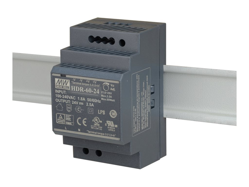 D-LINK 60W Ultra slim design with 17.5mm 1SU width
