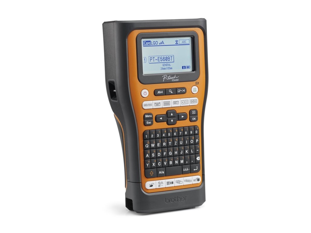 BROTHER Bluetooth connectable electrician labeller Ribbon 24mm max QWERTY keyboard delivered with case