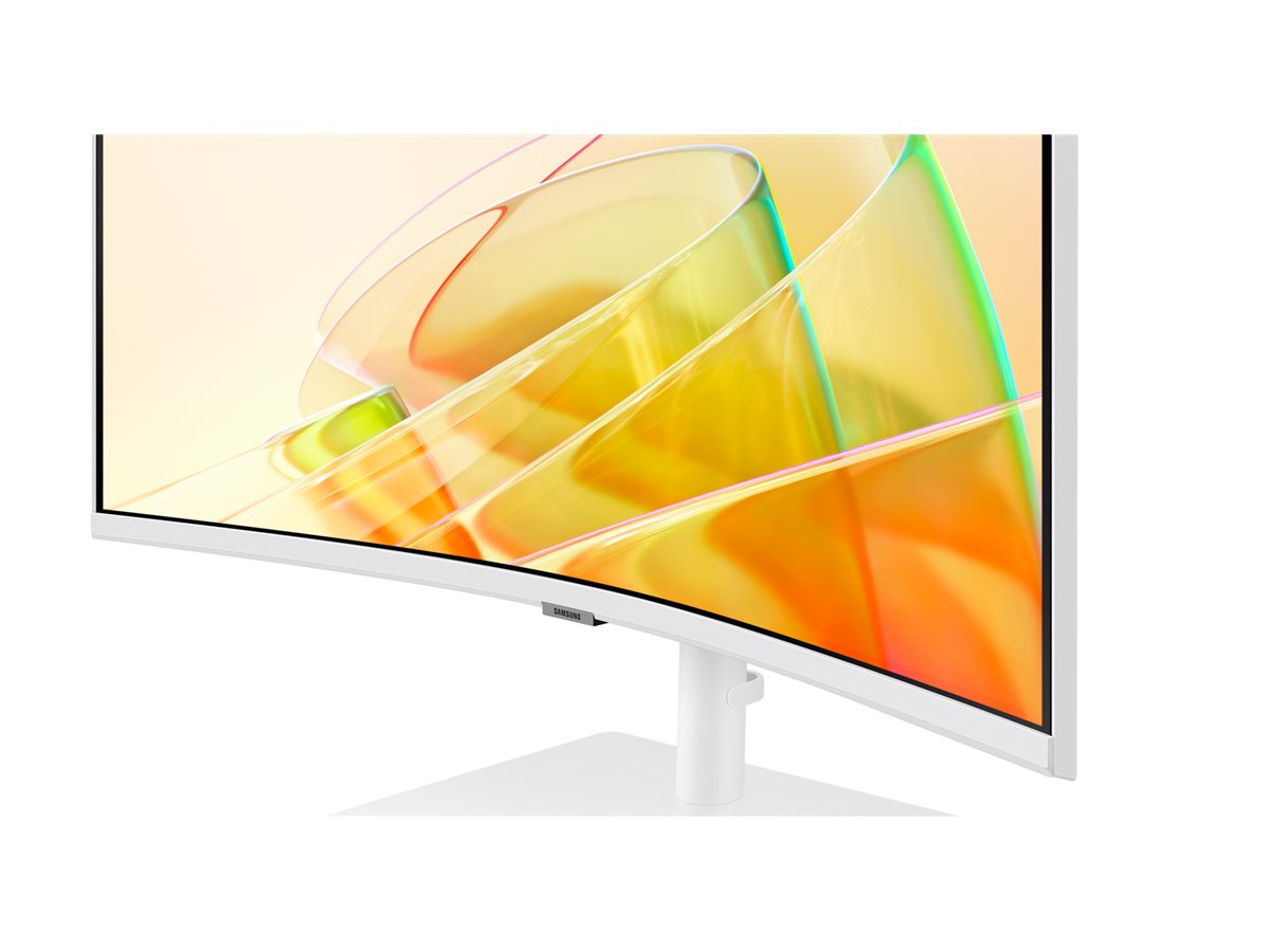 Samsung ViewFinity S65TC - Ecran incurvé -34''- 3440 x 1440 UWQHD- @ 100Hz - VA - HDR10-2x Thunderbolt 4 90W- DP- LAN- Blanc