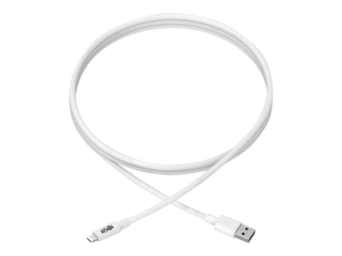 EATON TRIPPLITE USB-A to Lightning Sync/Charge Cable M/M MFi Certified Lightning cable Lightning M to USB M 3m white