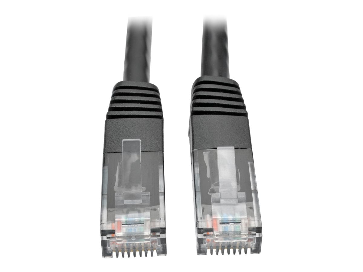 EATON TRIPPLITE Cat6 Gigabit Molded UTP Ethernet Cable RJ45 M/M Black 10 ft. 3.05 m