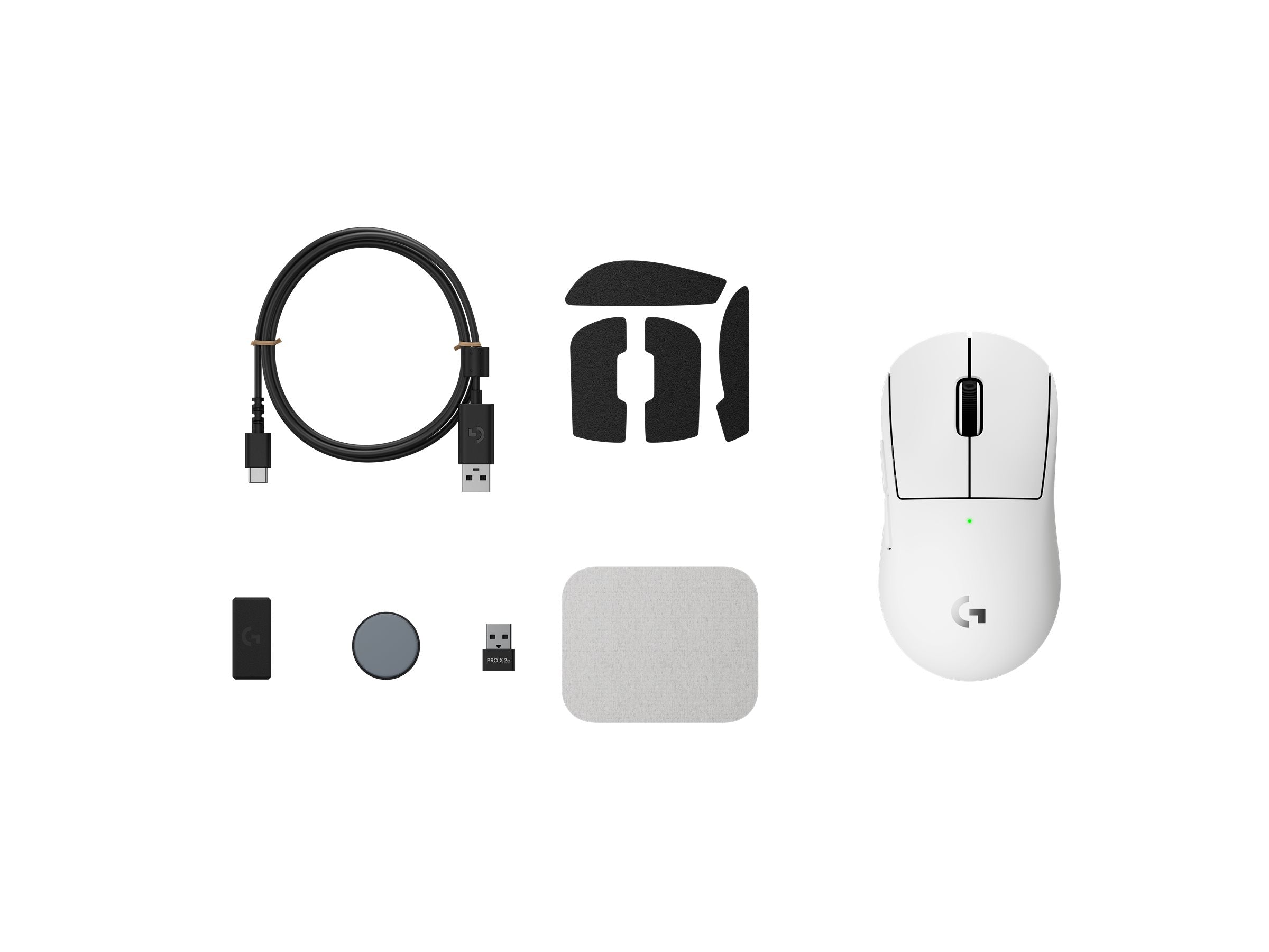 LOGITECH PRO X SUPERLIGHT 2c compact wireless gaming mouse - WHITE