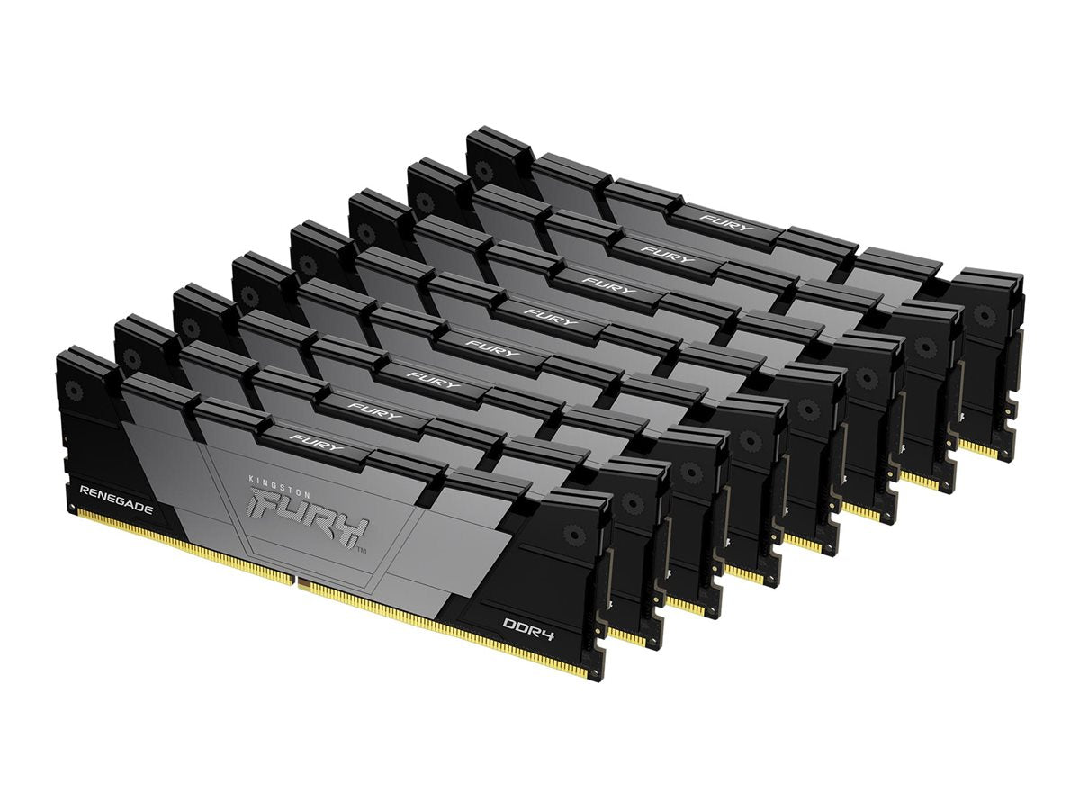 KINGSTON 256Go 3200MT/s DDR4 CL16 DIMM Kit of 8 FURY Renegade Black