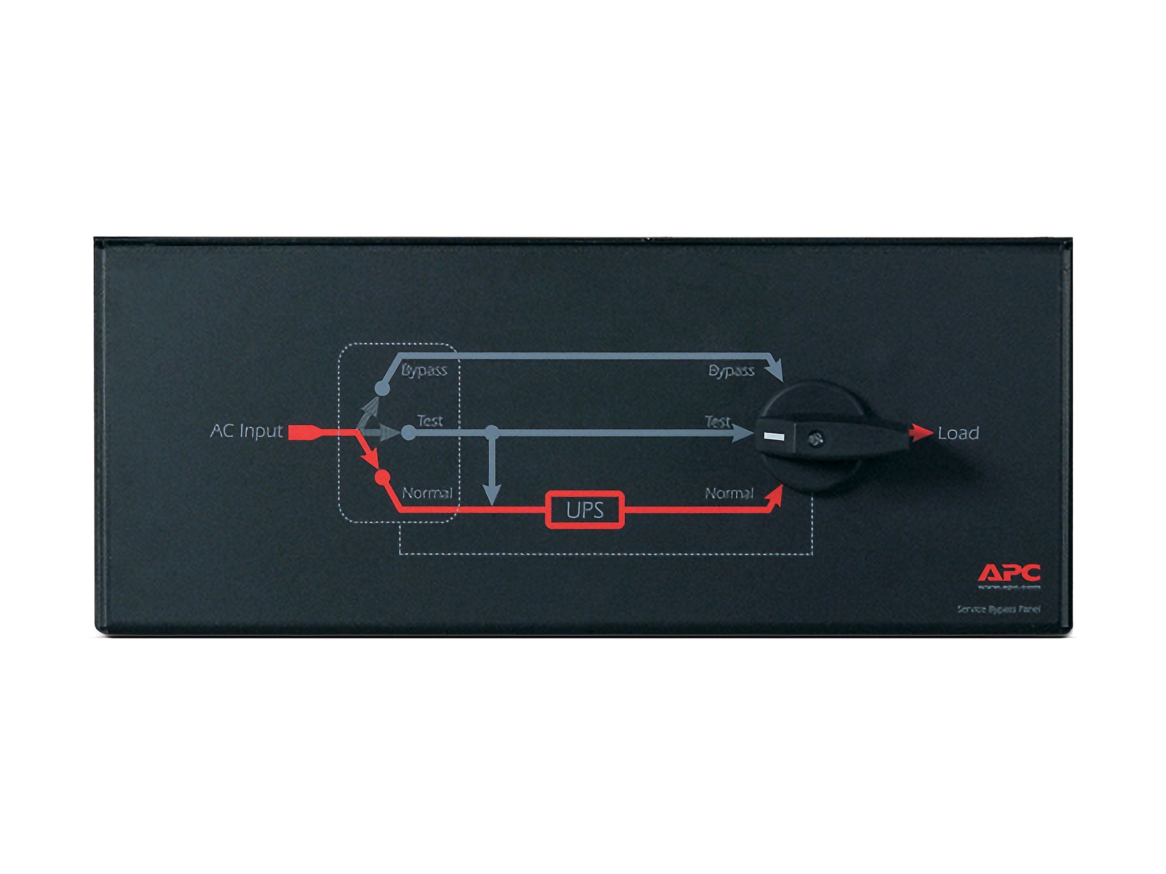APC Service Bypass Panel- 200/208/240V 100A MBB Hardwire input 6 L14-30R output