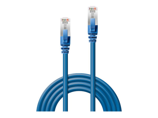 LINDY S/FTP Cat.6 Cable Blue 0.3m LSOH incl. Testprotocol