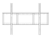 SMART Electric Height Adjustable Wall Stand WSE-500-W UL Listed Non-Locking+ White