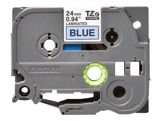 BROTHER P-TOUCH TZE-551 noir sur bleu 24mm