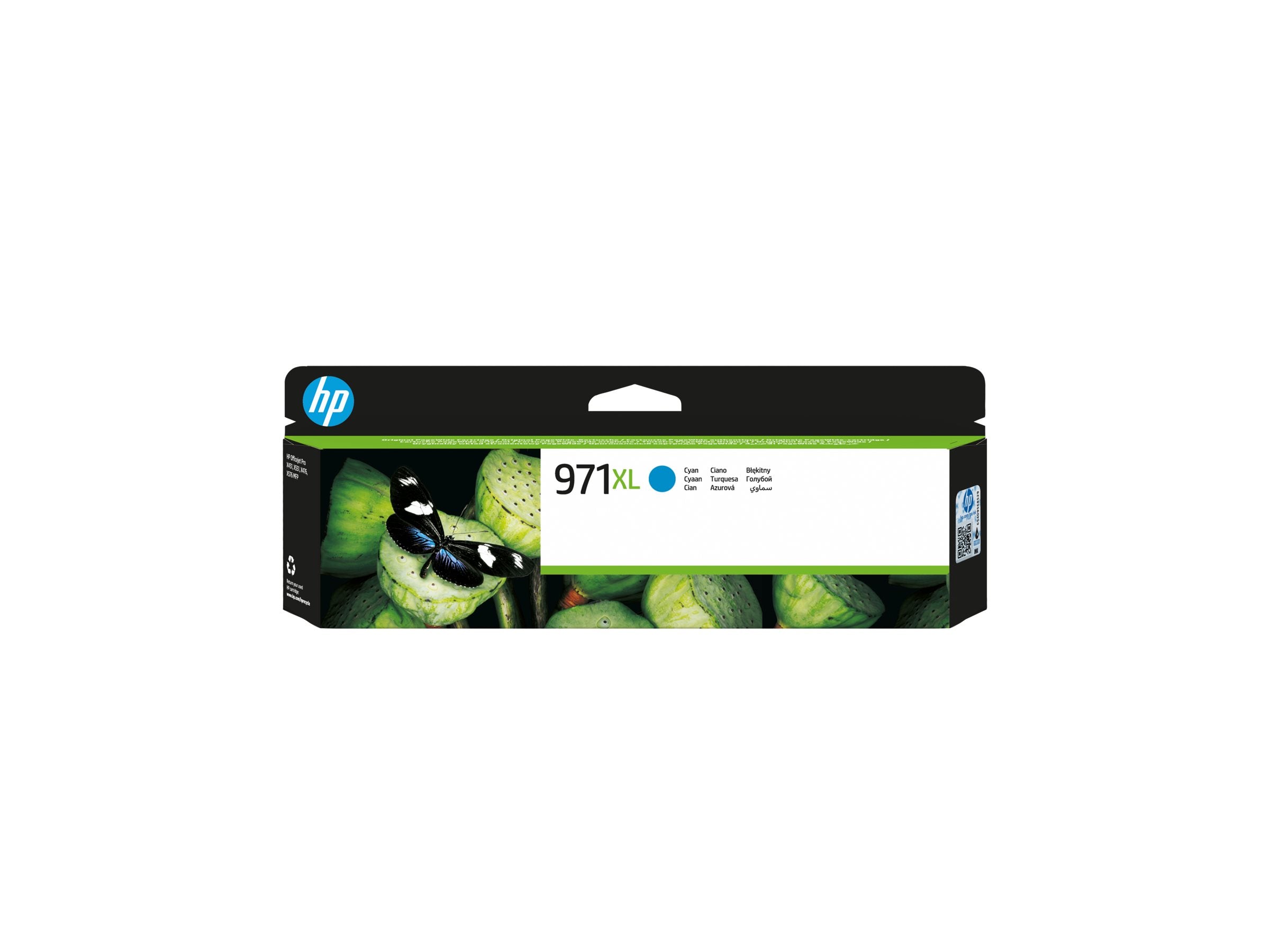 HP 971XL original Ink cartridge CN626A cyan