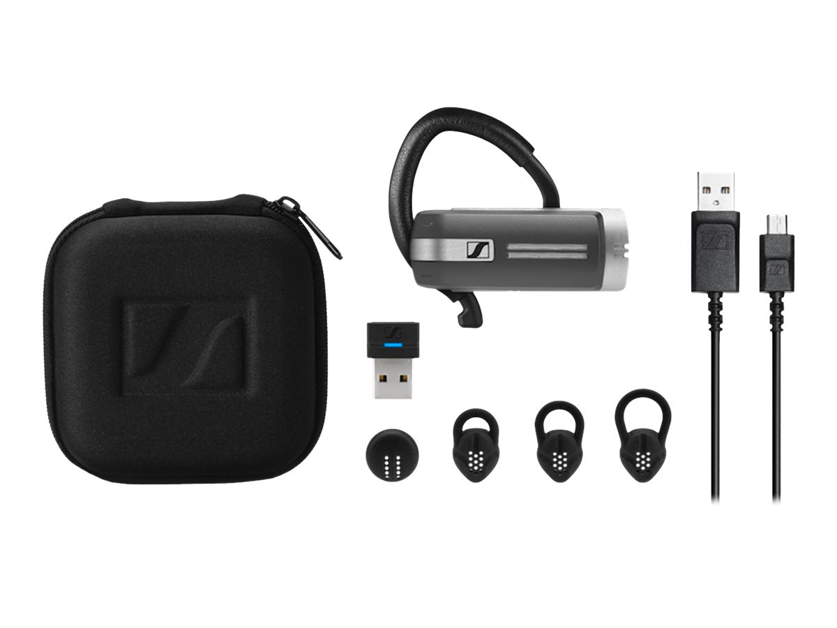 EPOS ADAPT Presence Grey UC mobile Bluetooth Business Headset Bluetooth-Dongle BTD 800 USB ML Skype for Business