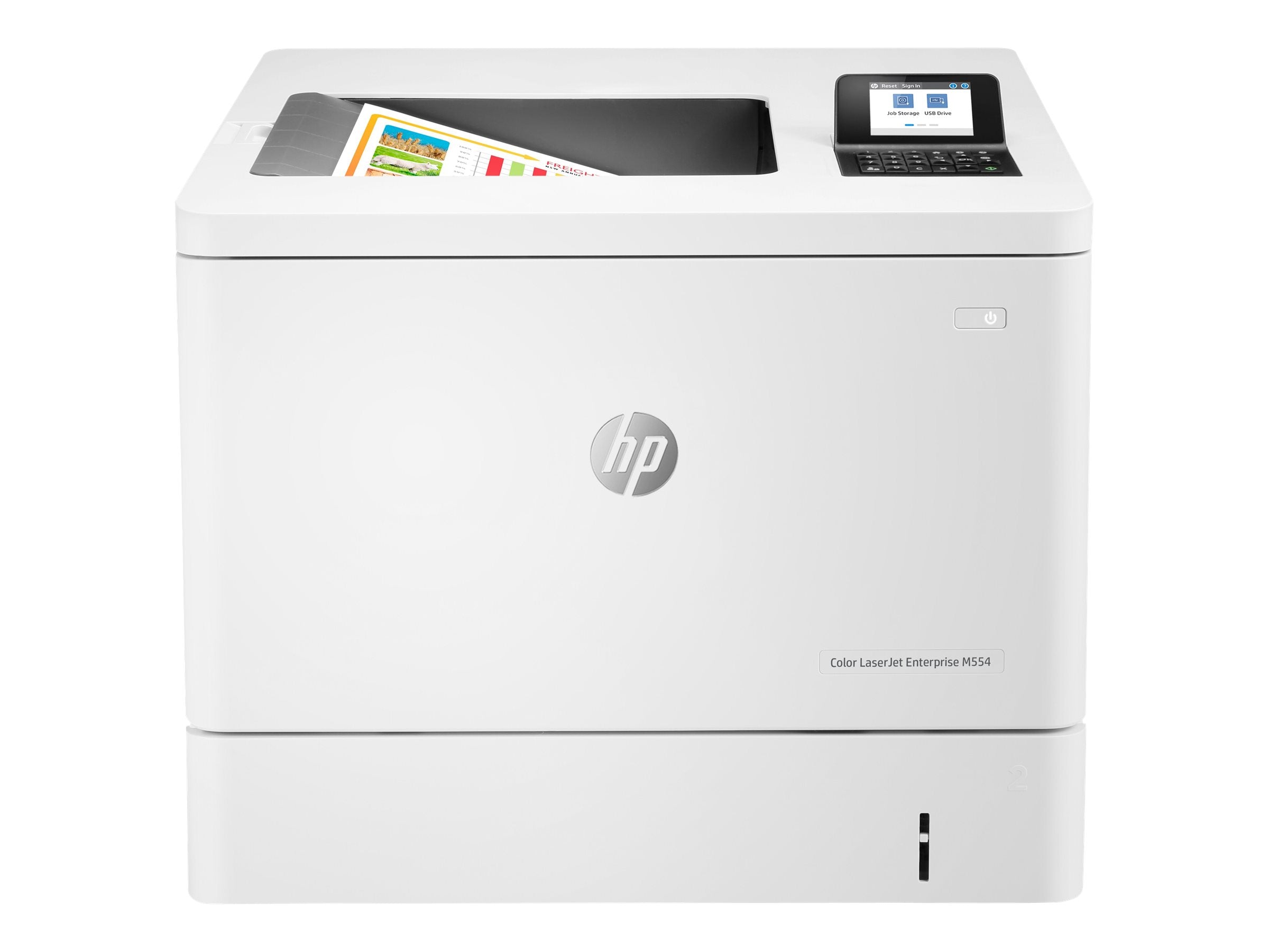 HP Color LaserJet Enterprise M554dn produit neuf emballage abimé A4 color laser USB 33ppm (P)