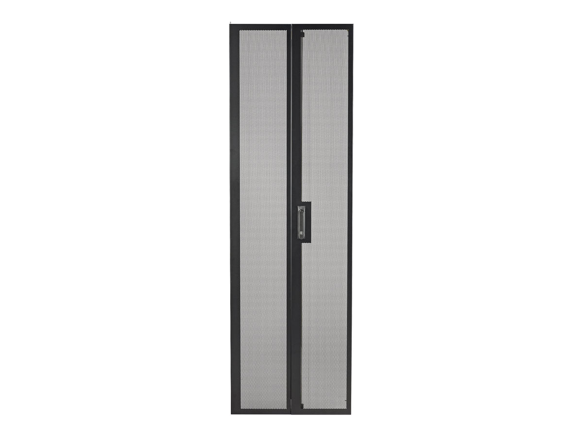APC NetShelter SV 48U 600mm Wide Perforated Split Rear Doors Black