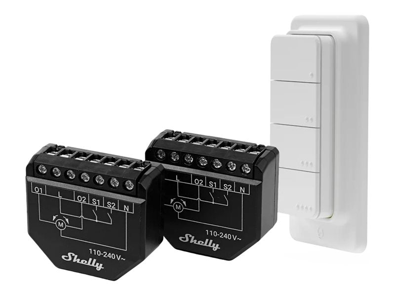 SHELLY Shutter 2x BLU RC Button 4 Wireless Shutter Kit