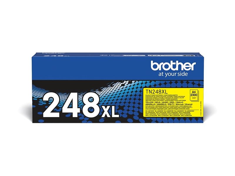 BROTHER TN248XLY Yellow Toner Cartridge ISO Yield 2300 pages