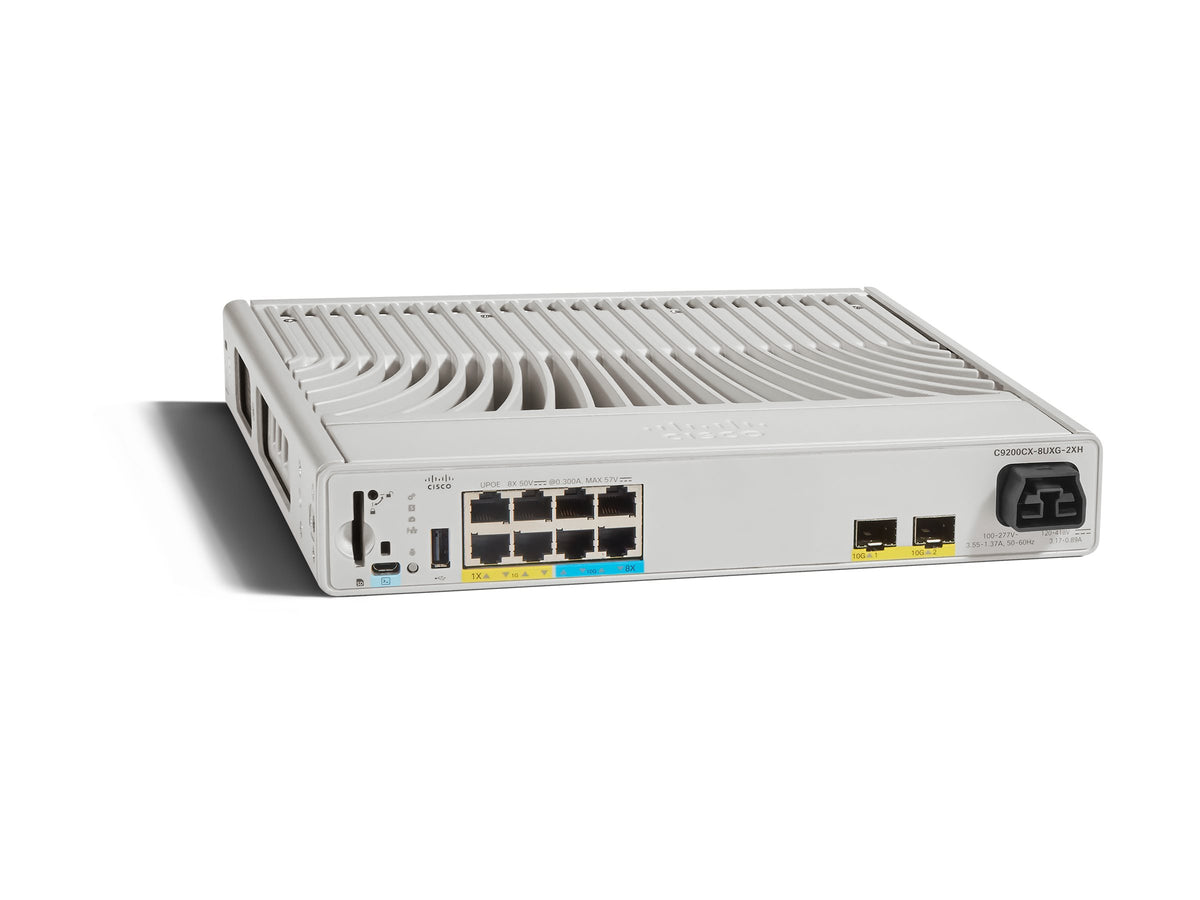 CISCO Catalyst 9000 Compact Switch 8-Port UPoE with 4xmGig 240W E