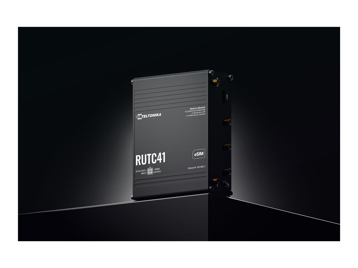 TELTONIKA NETWORKS RUTC41 4G/LTE WiFi DUAL-BAND Edge Router with Docker Support
