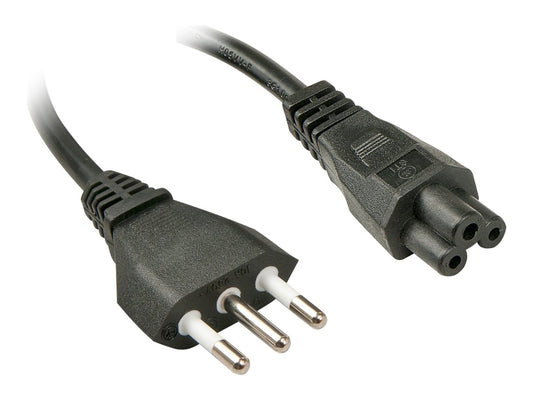 LINDY 2m italian mains plug to IEC C5
