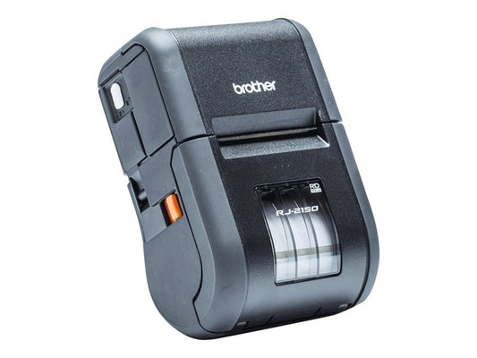 BROTHER RJ-2150 Imprimante mobile pour reçus et étiquettes 2 pouces Bluetooth and Wi-Fi and batterie incluse adaptateur secteur