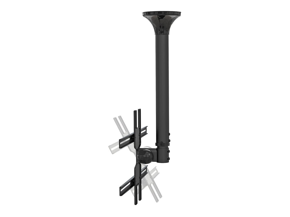 NEOMOUNTS FPMA-C400BLACK Support de plafond pour écran de 32-60p - h 64-104 cm