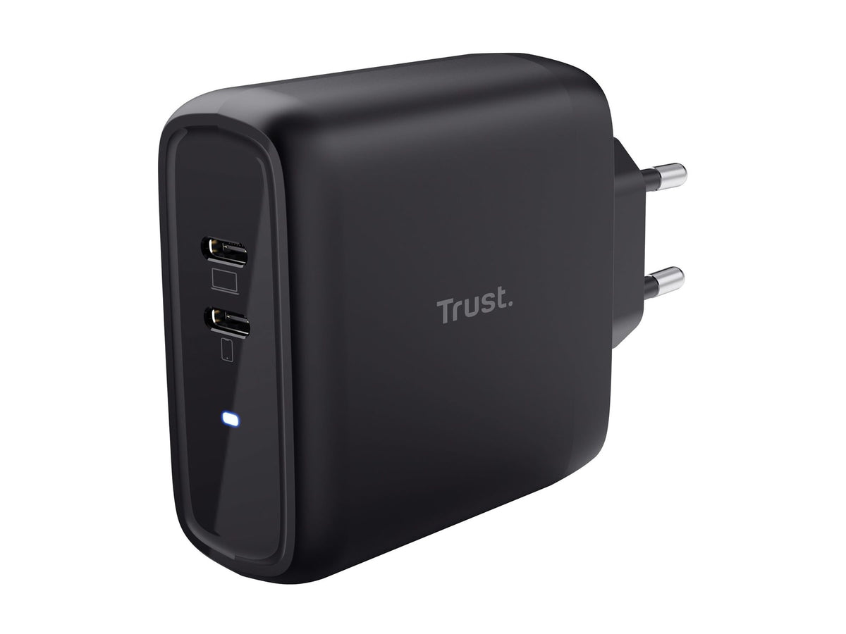 TRUST MAXO 65W 2P USB-C Charger Black