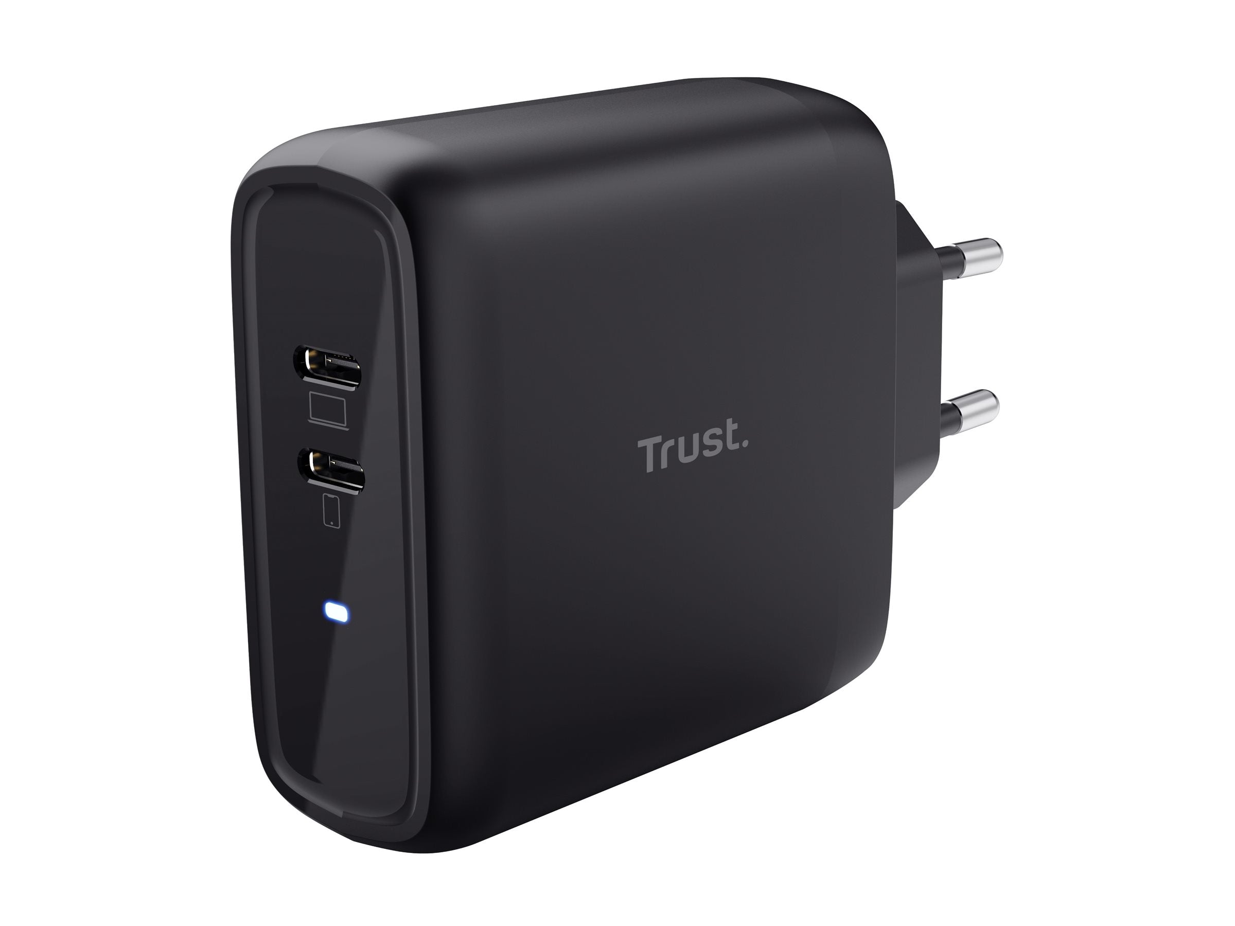 TRUST MAXO 65W 2P USB-C Charger Black