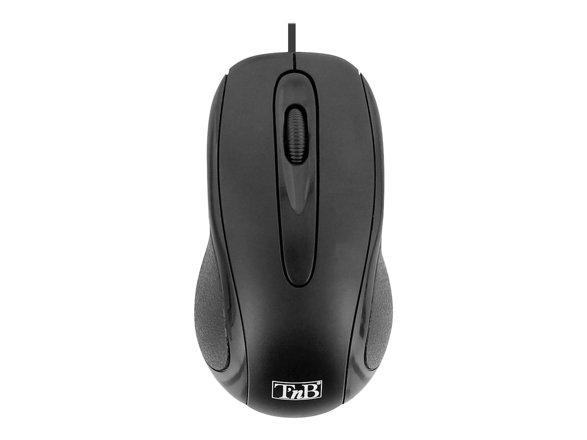TNB BRIDGE - Wired mouse + keyboard AZERTY- black (FR)