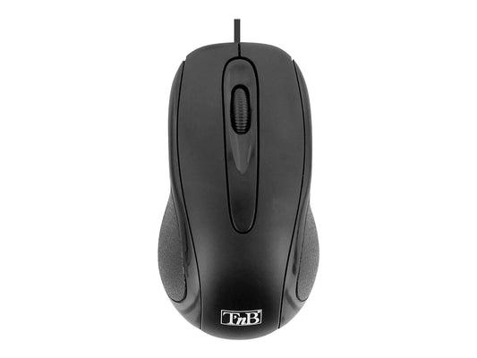 TNB BRIDGE - Wired mouse + keyboard AZERTY- black (FR)