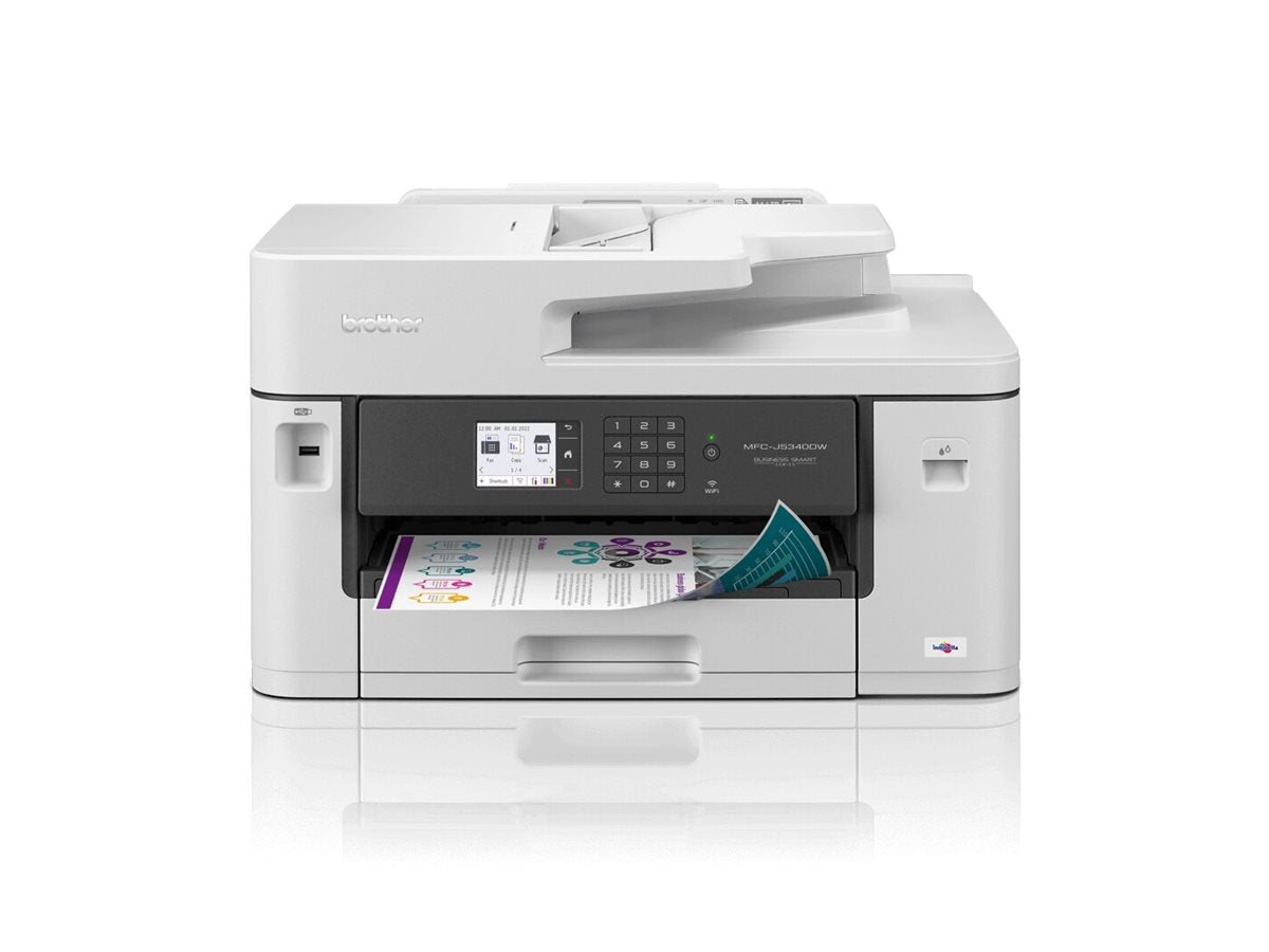 BROTHER MFCJ5340DWE A3 ECOPRO Inkjet Multifunction Printer 4in1 28/21ppm 1200x4800dpi