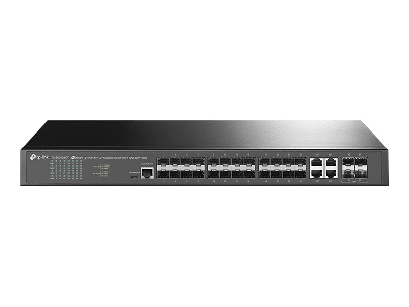 TP-Link JetStream TL-SG3428XF commutateur réseau Géré L2+ 1U Noir