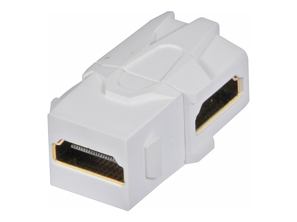 LINDY HDMI 90 degree female coupler keystone for wall box Keystone modue for wall boxes