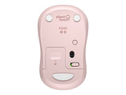 LOGITECH M240 Silent Mouse right and left-handed optical 3 buttons wireless Bluetooth rose