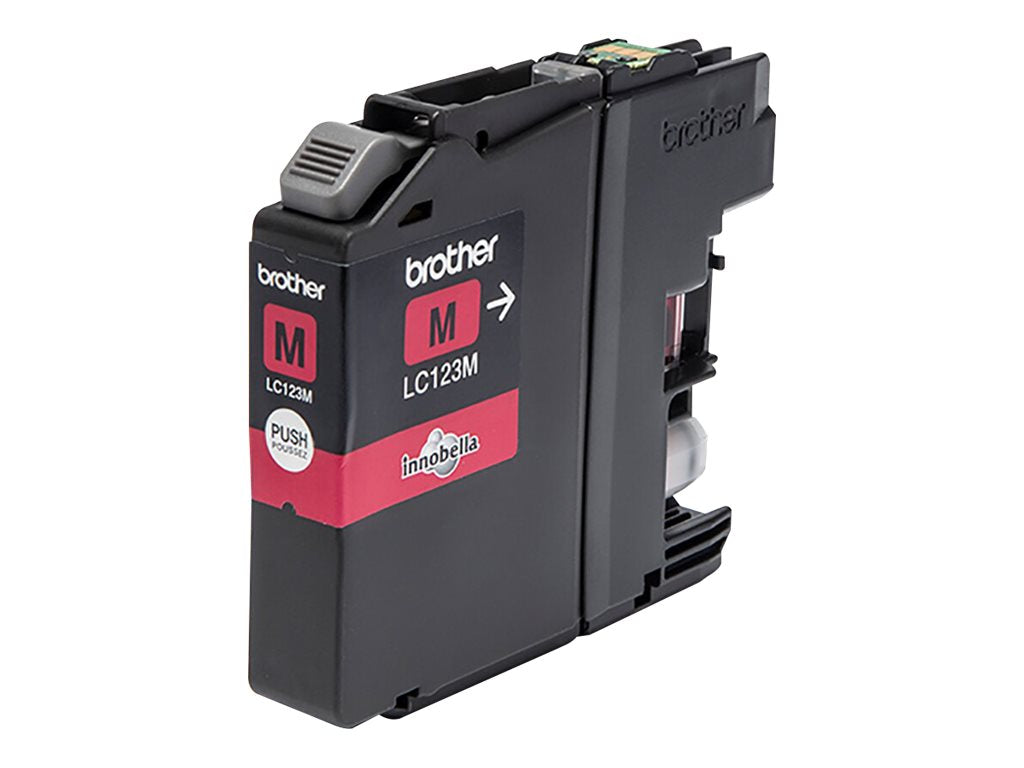 BROTHER LC-123 cartouche dencre magenta capacité standard 600 pages pack de 1