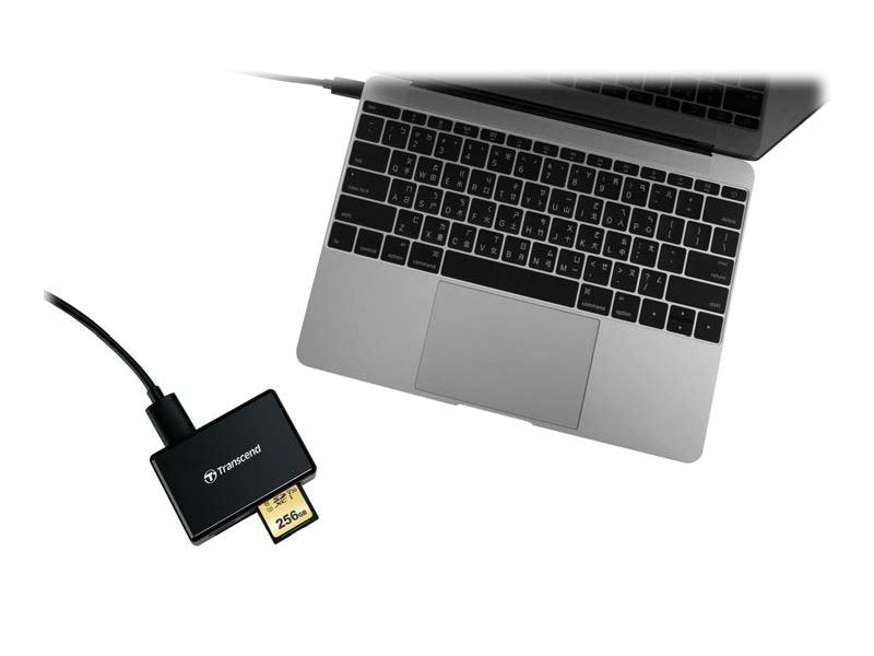 TRANSCEND All-in-1 Multi Memory Card Reader USB 3.1 Gen 1 Type C