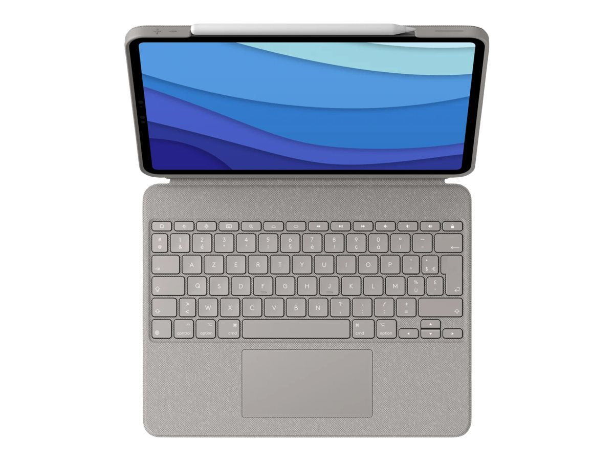 LOGITECH Combo Touch for iPad Pro 12.9p 5th generation Sand Central (FR)