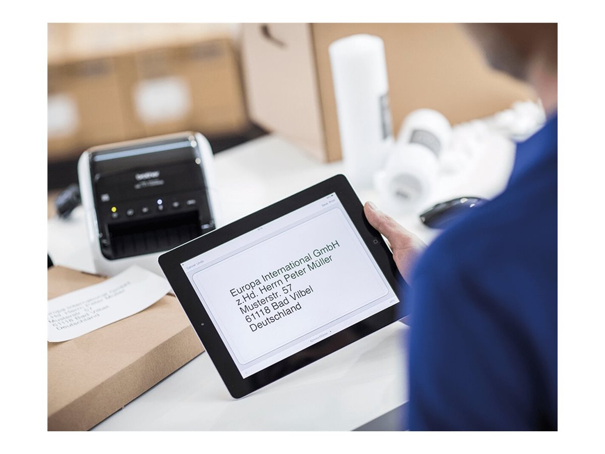 BROTHER QL-1110NWB Wide Format Professional Label Printer with Wi-Fi Ethernet USB Bluetooth Airprint