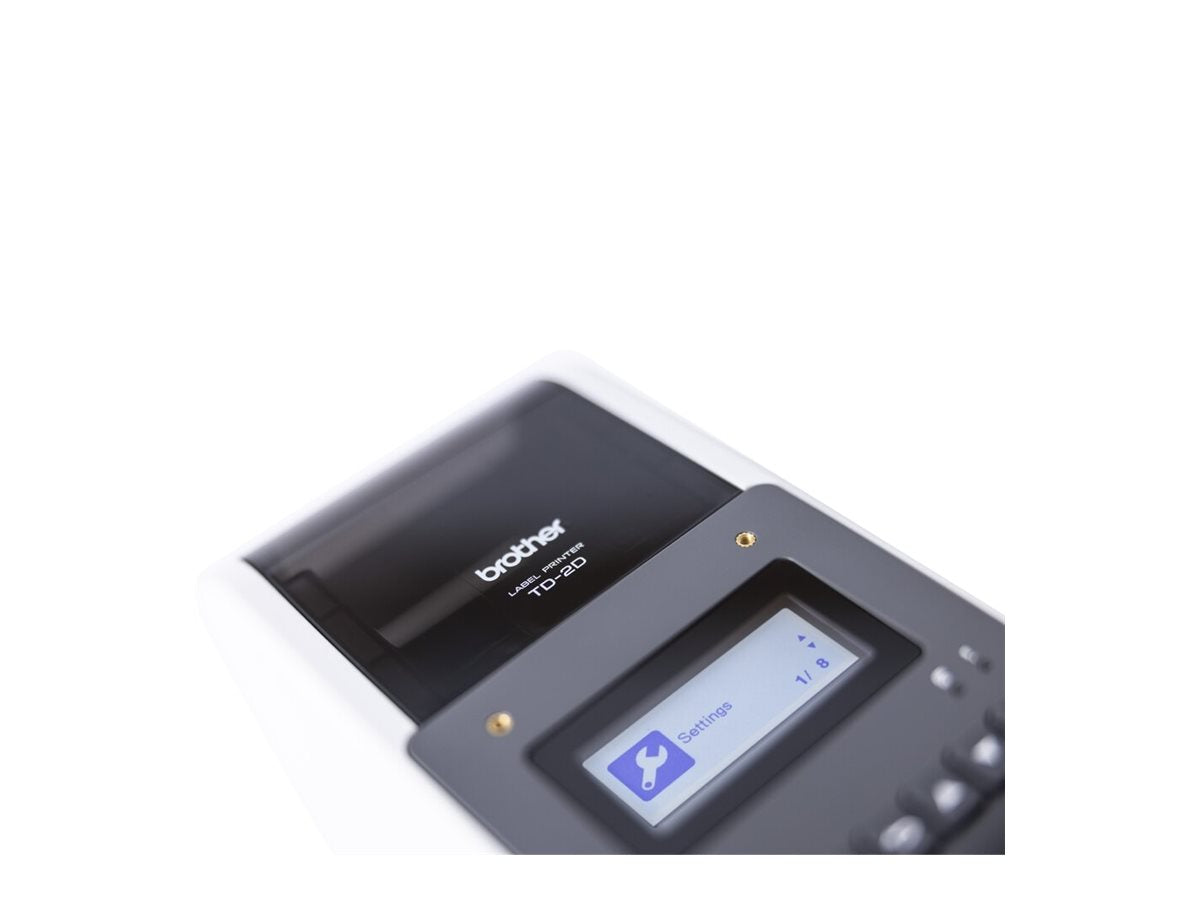 BROTHER 2p label printer USB connection 203dpi Ethernet Battery possible LCD display Bluetooth Wi-Fi