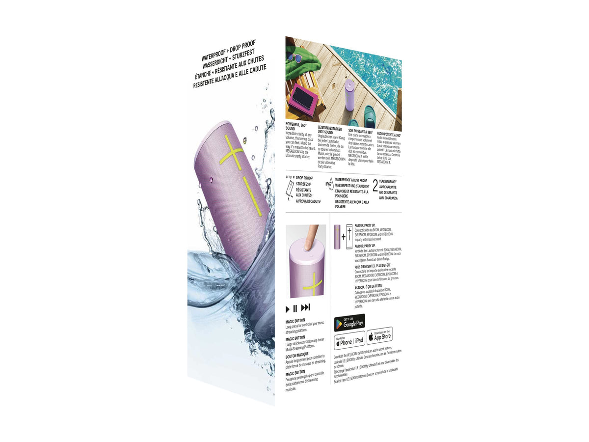 LOGITECH Ultimate Ears MEGABOOM 4 Lilac