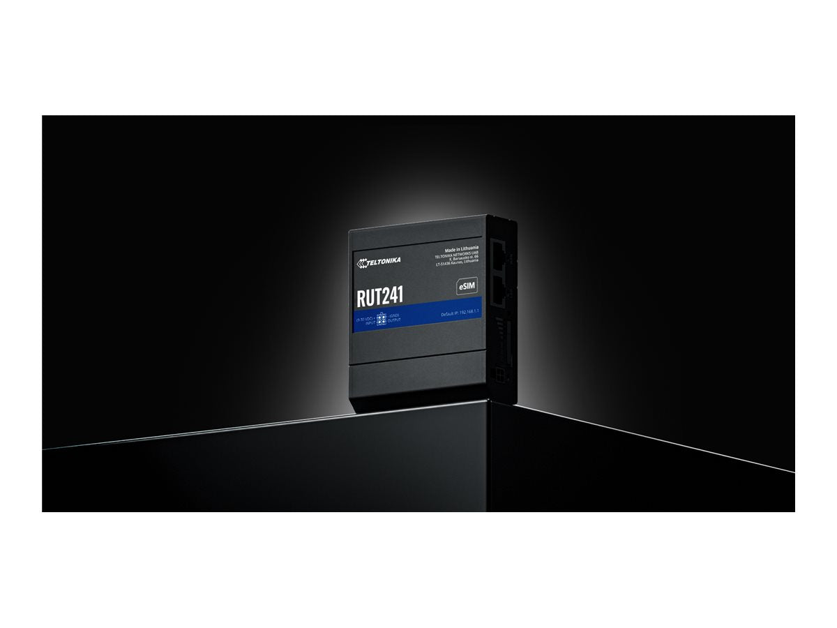 TELTONIKA NETWORKS RUT241 eSIM 4G/LTE/3G/2G EMEA router