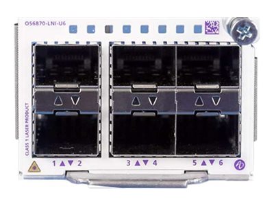 ALCATEL-LUCENT ENTERPRISE OS6870-LNI-U6 One uplink module for OS6870-P24M OS6870-P48M OS6870-V12 switch